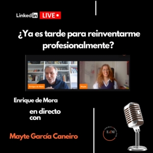 LINKEDIN LIVE SOBRE REINVENCIÓN PROFESIONAL 