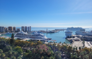 vista de la ciudad de málaga